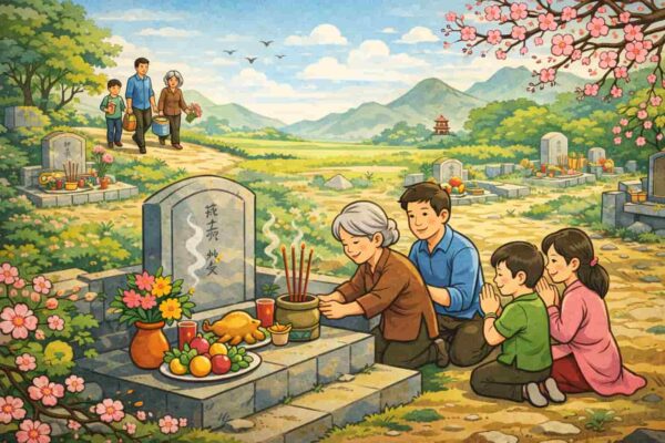 Lễ cúng Thanh Minh là phong tục truyền thống tốt đẹp Lễ cúng Thanh Minh là phong tục truyền thống tốt đẹp