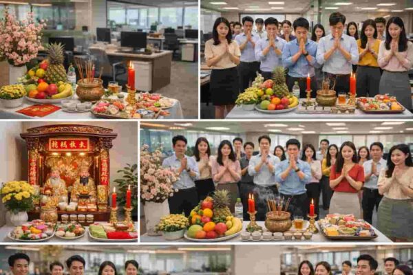 Văn khấn văn phòng đầu năm chuẩn phong thuỷ