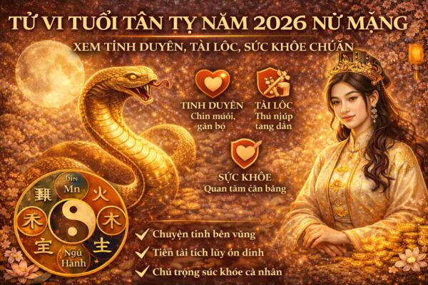 Xem tử vi phong thuỷ tuổi Tân Tị nữ mạng 2026