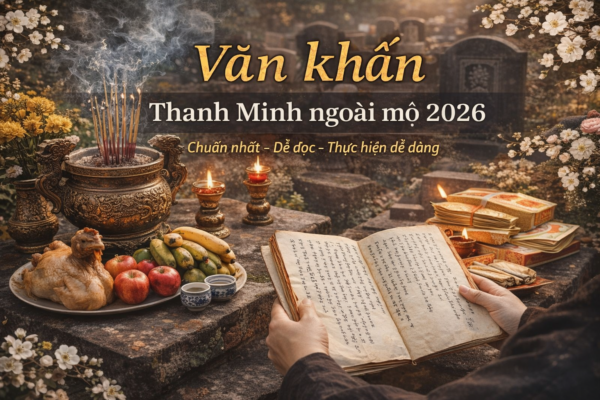Bài cúng lễ Thanh Minh ngoài mộ chuẩn truyền thống