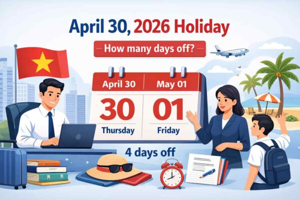 Lịch nghỉ lễ 30 tháng 4 và 1 tháng 5 2026 Lịch nghỉ lễ 30 tháng 4 và 1 tháng 5 2026