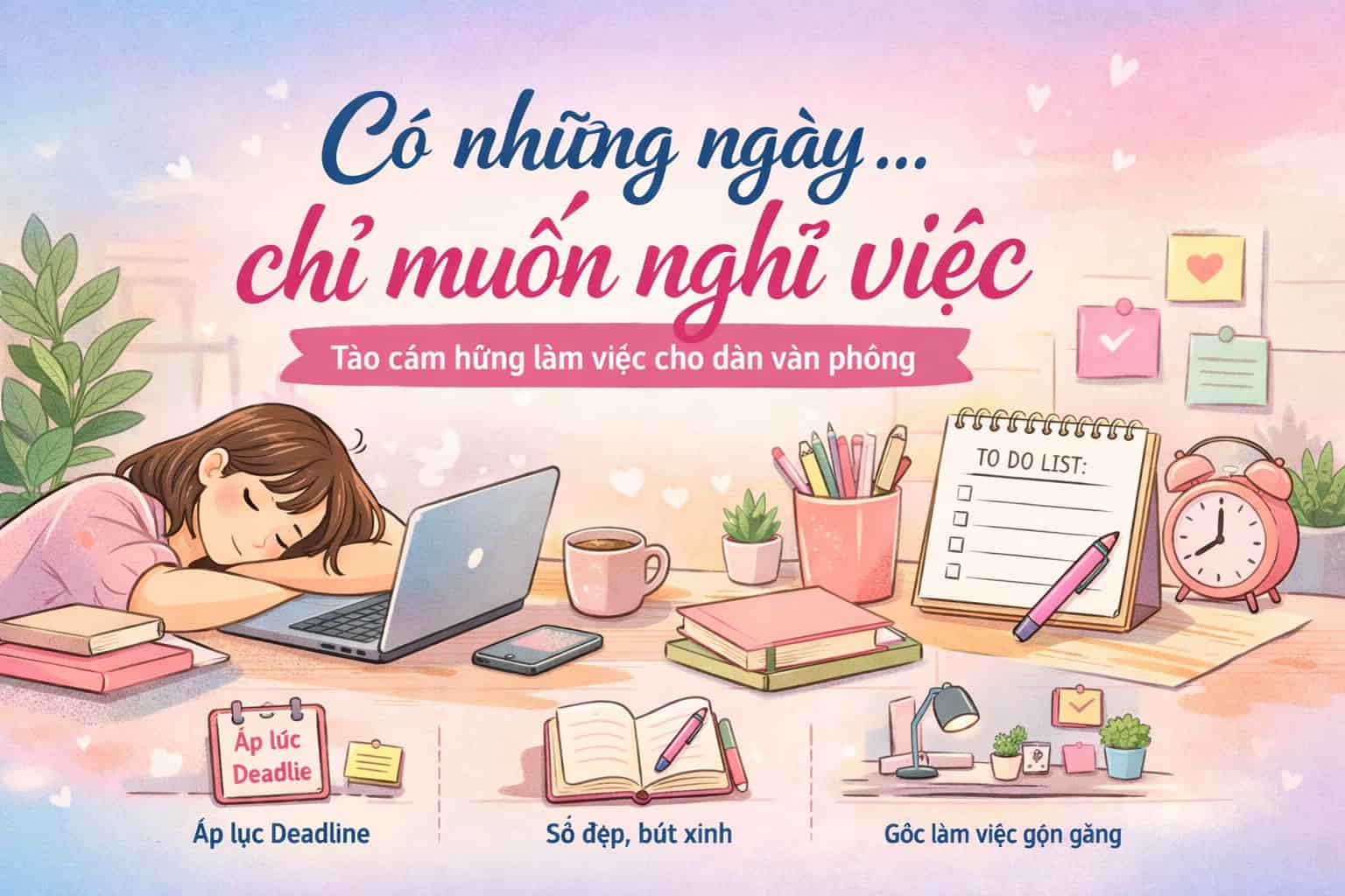 Tạo cảm hứng làm việc cho dân văn phòng