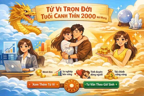 Tử vi trọn đời tuổi Canh Thìn 2000 chuẩn phong thủy hiện đại Tử vi trọn đời tuổi Canh Thìn 2000 chuẩn phong thủy hiện đại
