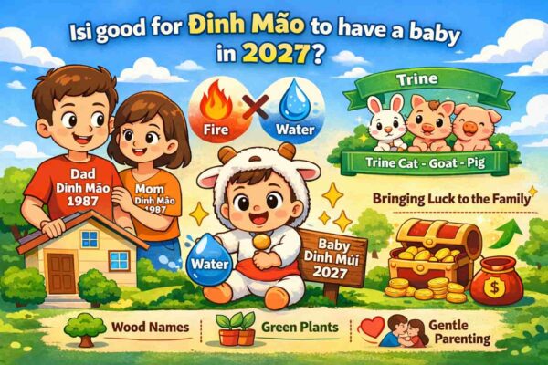 Nữ tuổi Đinh Mão sinh con năm 2027 có tốt không?