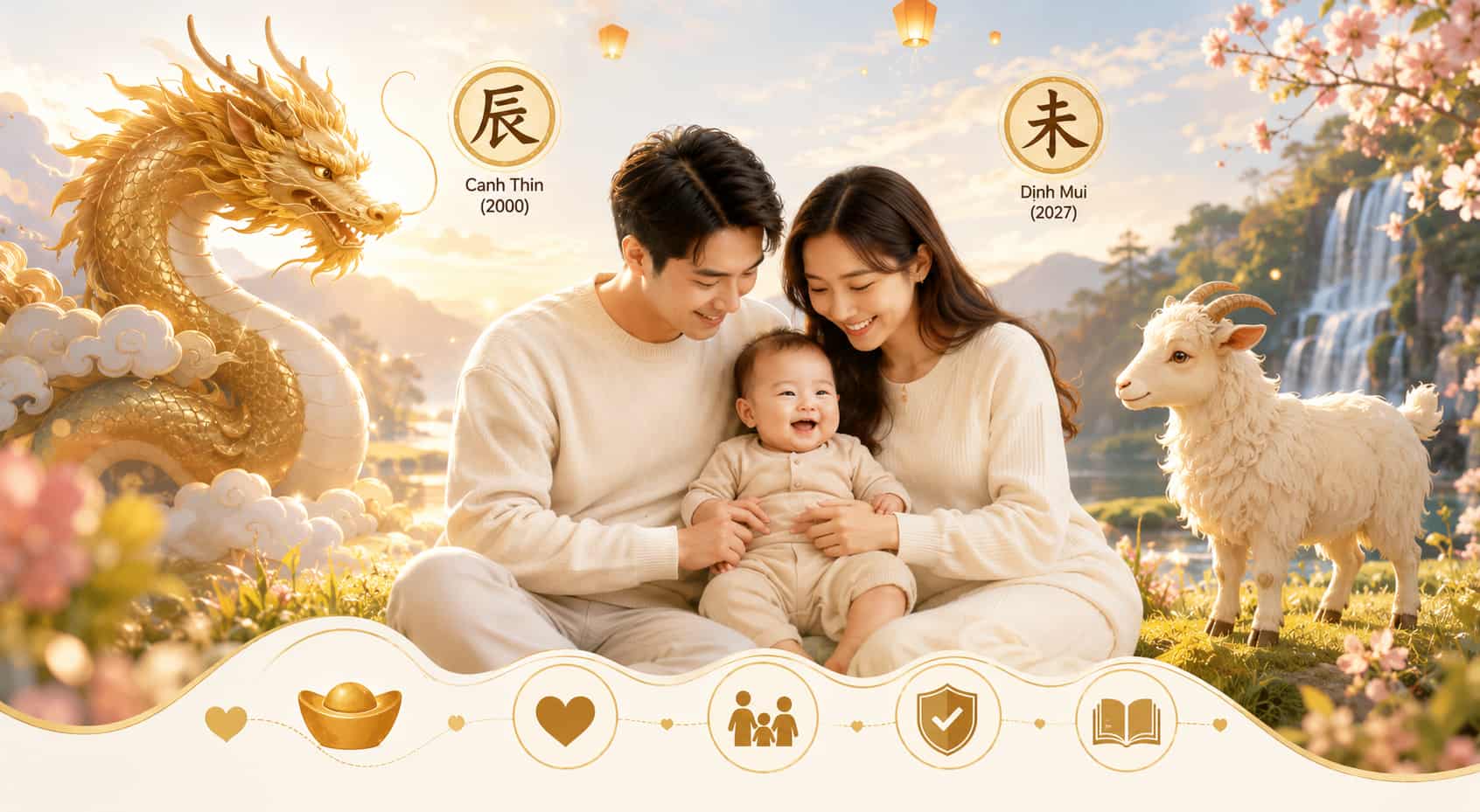 Cha mẹ tuổi Canh Thìn sinh con năm 2027 có hợp phong thủy không?