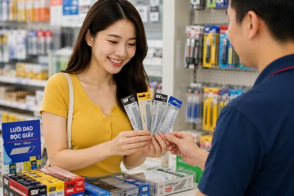 Giá lưỡi dao rọc giấy bao nhiêu tiền một tép/hộp? Giá lưỡi dao rọc giấy bao nhiêu tiền một tép/hộp?