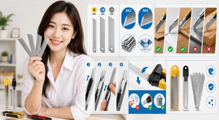 Lưỡi dao rọc giấy giúp xử lý công việc tiện lợi và tiết kiệm