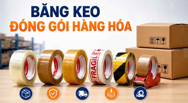 Sản phẩm băng keo đóng gói tại Sơn Ca Sản phẩm băng keo đóng gói tại Sơn Ca