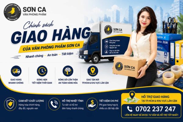 Chính sách giao hàng của Văn phòng phẩm Sơn Ca Chính sách giao hàng của Văn phòng phẩm Sơn Ca