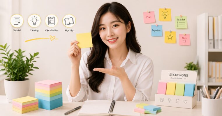 Giấy ghi chú là gì, gồm những loại nào?