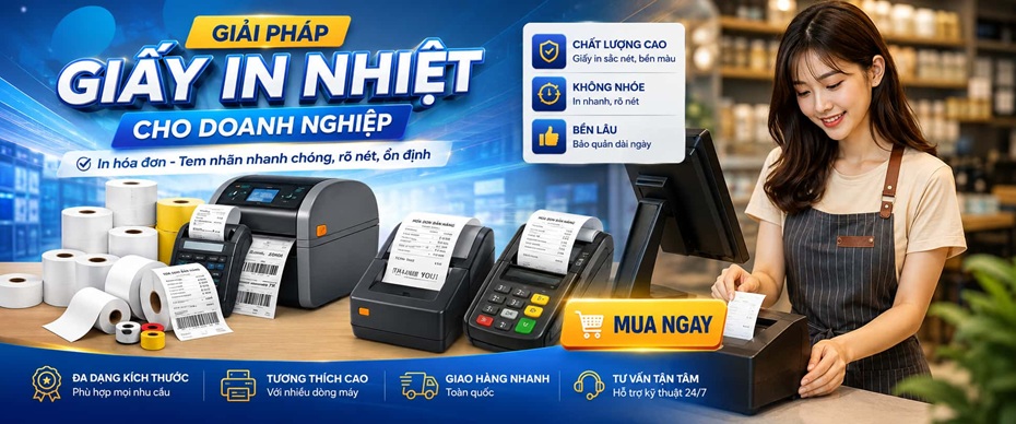 Giấy in nhiệt cho doanh nghiệp