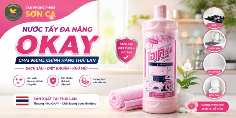 Nước tẩy đa năng Okay hàng Thái Lan