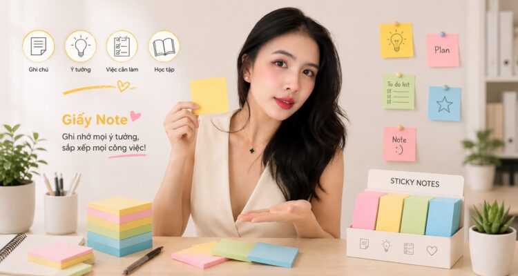 Sơn Ca bán nhiều loại giấy note chất lượng cao, giá ưu đãi